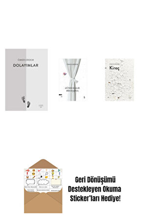 Dolayımlar + Güneş Kalır Bir Başına + Kireç + Okuma Sticker'ları