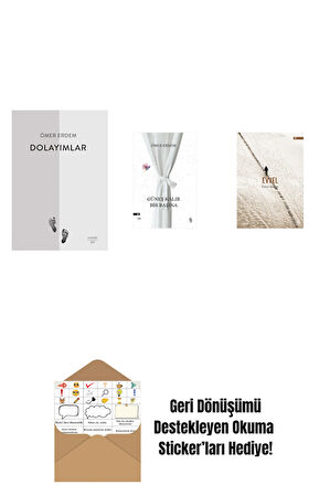 Dolayımlar + Güneş Kalır Bir Başına + Evvel + Okuma Sticker'ları