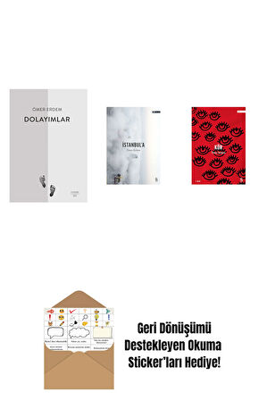 Dolayımlar + İstanbul'a + Kör + Okuma Sticker'ları