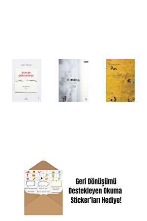 Günler Çözüldükçe + İstanbul'a + Pas + Okuma Sticker'ları