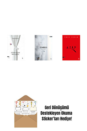 Güneş Kalır Bir Başına + İstanbul'a + Azap + Okuma Sticker'ları