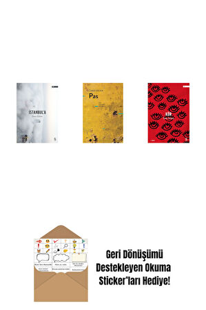 İstanbul'a + Pas + Kör + Okuma Sticker'ları