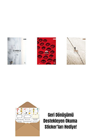 İstanbul'a + Kör + Evvel + Okuma Sticker'ları