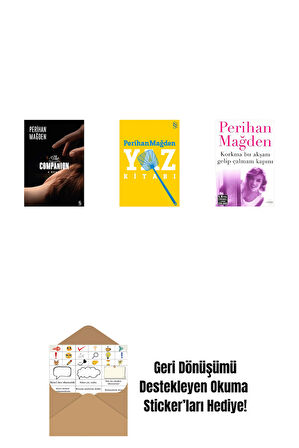 The Companion + Yaz Kitabı + Korkma Bu Akşam Gelip Çalmam Kapını + Okuma Sticker'ları