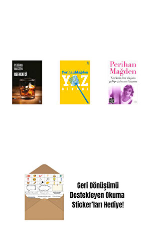 Refakatçi + Yaz Kitabı + Korkma Bu Akşam Gelip Çalmam Kapını + Okuma Sticker'ları
