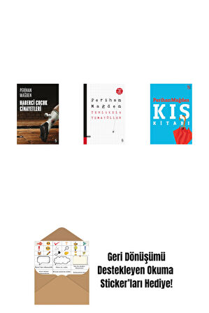 Haberci Çocuk Cinayetleri + Tehlikeli Temayüller + Kış Kitabı + Okuma Sticker'ları