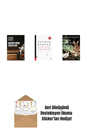 Haberci Çocuk Cinayetleri + Tehlikeli Temayüller + Whom Were We Running From? + Okuma Sticker'ları