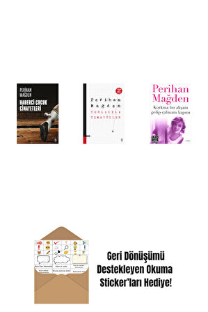 Haberci Çocuk Cinayetleri + Tehlikeli Temayüller + Korkma Bu Akşam Gelip Çalmam Kapını + Okuma Sticker'ları