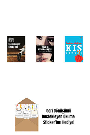 Haberci Çocuk Cinayetleri + Yıldız Yaralanması + Kış Kitabı + Okuma Sticker'ları