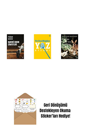 Haberci Çocuk Cinayetleri + Yaz Kitabı + Whom Were We Running From? + Okuma Sticker'ları