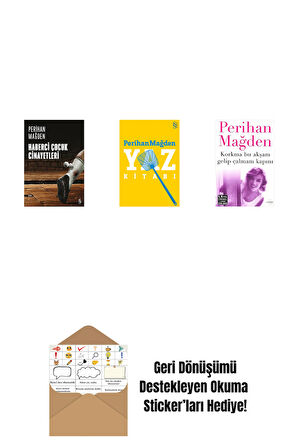 Haberci Çocuk Cinayetleri + Yaz Kitabı + Korkma Bu Akşam Gelip Çalmam Kapını + Okuma Sticker'ları