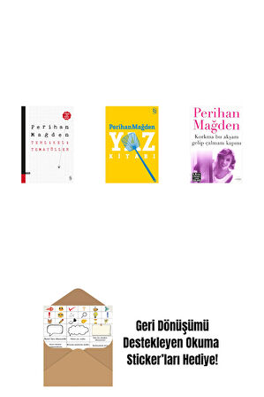 Tehlikeli Temayüller + Yaz Kitabı + Korkma Bu Akşam Gelip Çalmam Kapını + Okuma Sticker'ları