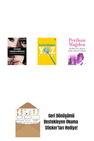 Yıldız Yaralanması + Yaz Kitabı + Korkma Bu Akşam Gelip Çalmam Kapını + Okuma Sticker'ları