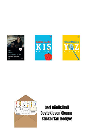 Biz Kimden Kaçıyorduk Anne? + Kış Kitabı + Yaz Kitabı + Okuma Sticker'ları