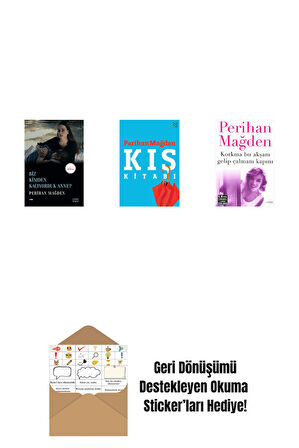 Biz Kimden Kaçıyorduk Anne? + Kış Kitabı + Korkma Bu Akşam Gelip Çalmam Kapını + Okuma Sticker'ları