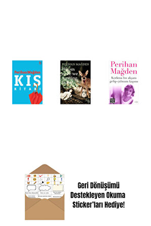 Kış Kitabı + Whom Were We Running From? + Korkma Bu Akşam Gelip Çalmam Kapını + Okuma Sticker'ları