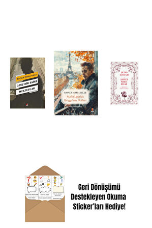Genç Bir Şaire  Mektuplar + Malte Laurids Brigge'nin Notları + Duino Ağıtları + Okuma Sticker'ları