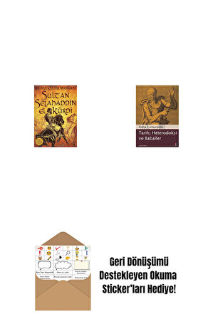 Sultan Selahaddin El Kürdi + Tarih, Heterodoksi ve Babailer + Okuma Sticker'ları