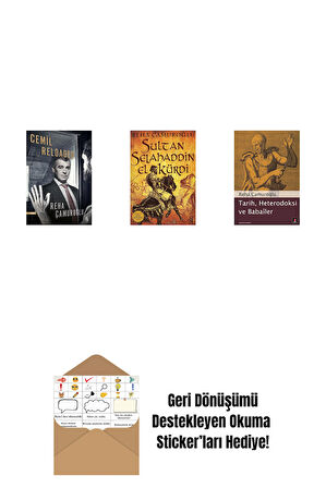 Cemil Reloaded + Sultan Selahaddin El Kürdi + Tarih, Heterodoksi ve Babailer + Okuma Sticker'ları