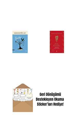 Şiirler + Sabahattin Ali Bütün Romanları (Ciltli) + Okuma Sticker'ları