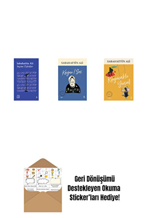 Everest Açıkhava 1 - Sabahattin Ali Seçme Öyküler + Kağnı / Ses + Kuyucaklı Yusuf + Okuma Sticker'ları