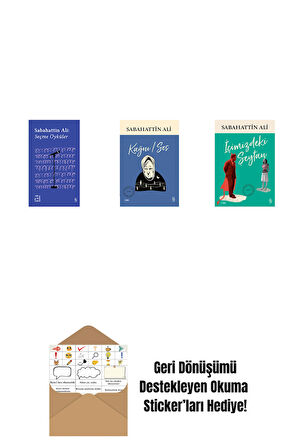 Everest Açıkhava 1 - Sabahattin Ali Seçme Öyküler + Kağnı / Ses + İçimizdeki Şeytan + Okuma Sticker'ları