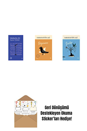 Everest Açıkhava 1 - Sabahattin Ali Seçme Öyküler + Değirmen + Şiirler + Okuma Sticker'ları