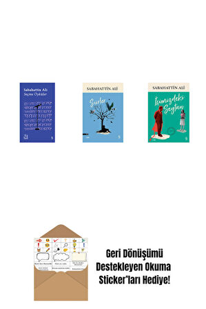 Everest Açıkhava 1 - Sabahattin Ali Seçme Öyküler + Şiirler + İçimizdeki Şeytan + Okuma Sticker'ları