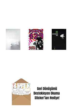 Hayal Tozu Gölgecisi + Durum 429 + Amsterdam'ın Gülü + Okuma Sticker'ları