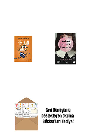 Reklamı Atla + Vatan Millet Samatya + Okuma Sticker'ları