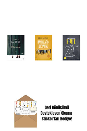 Ülker Abla + Hanımların Dikkatine + Hepyek + Okuma Sticker'ları