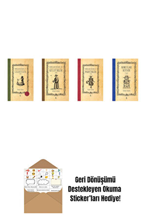 Vedat Ozan 4 Kitap Set + Okuma Sticker'ları