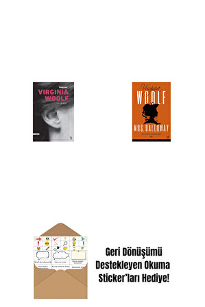 Dalgalar + Mrs.Dalloway + Okuma Sticker'ları