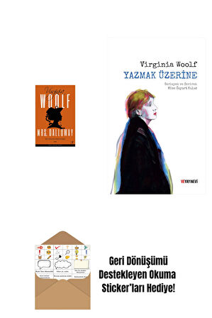 Mrs.Dalloway + Yazmak Üzerine + Okuma Sticker'ları