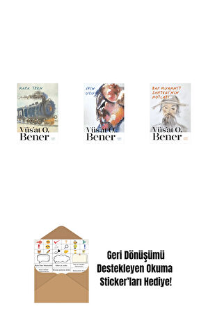 Kara Tren + İpin Ucu + Bay Muannit Sahtegi'nin Notları + Okuma Sticker'ları