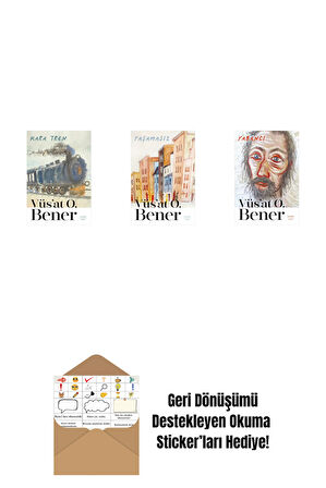 Kara Tren + Yaşamasız + Yabancı + Okuma Sticker'ları