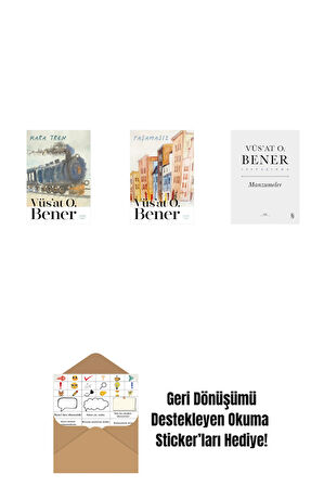 Kara Tren + Yaşamasız + Manzumeler (Ciltli) + Okuma Sticker'ları
