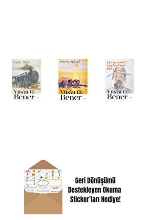 Kara Tren + Manzumeler + Bay Muannit Sahtegi'nin Notları + Okuma Sticker'ları