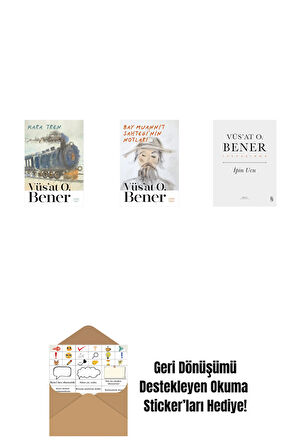 Kara Tren + Bay Muannit Sahtegi'nin Notları + İpin Ucu (Ciltli) + Okuma Sticker'ları