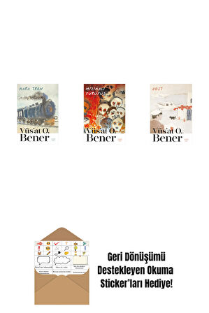 Kara Tren + Mızıkalı Yürüyüş + Dost + Okuma Sticker'ları