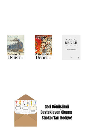 Kara Tren + Mızıkalı Yürüyüş + Manzumeler (Ciltli) + Okuma Sticker'ları