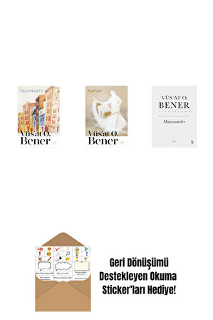 Yaşamasız + Kapan + Manzumeler (Ciltli) + Okuma Sticker'ları