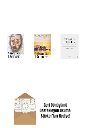 Yabancı + Manzumeler + İpin Ucu (Ciltli) + Okuma Sticker'ları