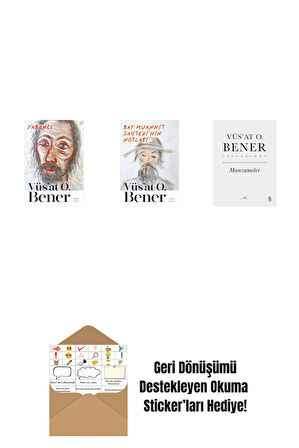 Yabancı + Bay Muannit Sahtegi'nin Notları + Manzumeler (Ciltli) + Okuma Sticker'ları