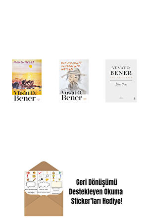 Manzumeler + Bay Muannit Sahtegi'nin Notları + İpin Ucu (Ciltli) + Okuma Sticker'ları