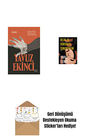 Aziz + Belki de Dünyanın Sonundayım + Okuma Sticker'ları