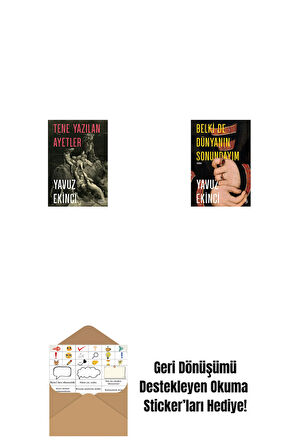 Tene Yazılan Ayetler + Belki de Dünyanın Sonundayım + Okuma Sticker'ları