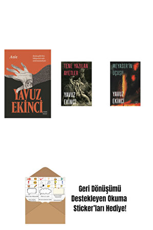 Aziz + Tene Yazılan Ayetler + Meyaser'in Uçuşu + Okuma Sticker'ları