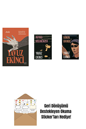Aziz + Rüyası Bölünenler + Günün Birinde + Okuma Sticker'ları
