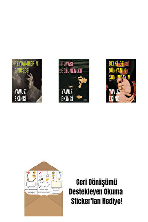 Peygamberin Endişesi + Rüyası Bölünenler + Belki de Dünyanın Sonundayım (Ciltli) + Okuma Sticker'ları